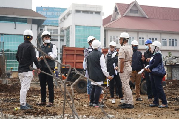 Komisi III Sidak Pembangunan Blok I dan IV RSUD Kota Bogor
