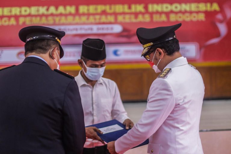 604 Warga Binaan di Lapas Kelas II A Bogor Dapat Remisi di HUT ke 77 Kemerdekaan RI