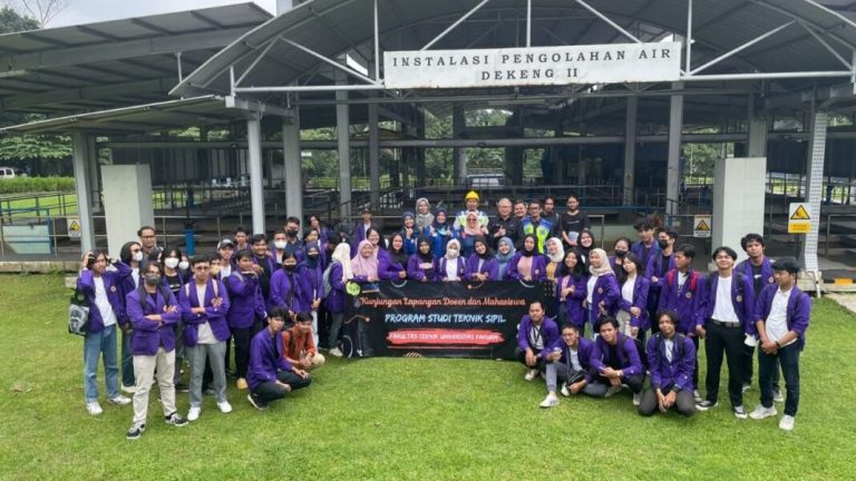 Teknik Sipil Unpak Datangi IPA Dekeng Perumda Tirta Pakuan Kota Bogor