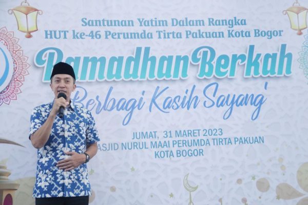 HUT ke-46, Dedie Rachim Ingin Perumda Tirta Pakuan Tingkatkan Kualitas Layanan