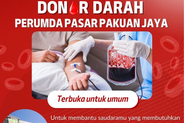 Besok, PJJ Kota Bogor Adakan Donor Darah di Blok F