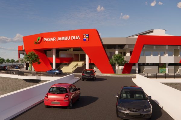 Perkembangan Revitalisasi Pasar Jambu Dua Kota Bogor Mendekati Penyelesaian