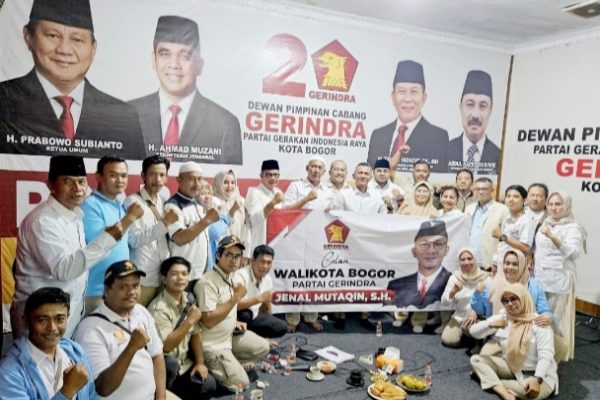 DPC Gerindra Kota Bogor Resmi Usung Jenal Mutaqin Bacawalkot 2024