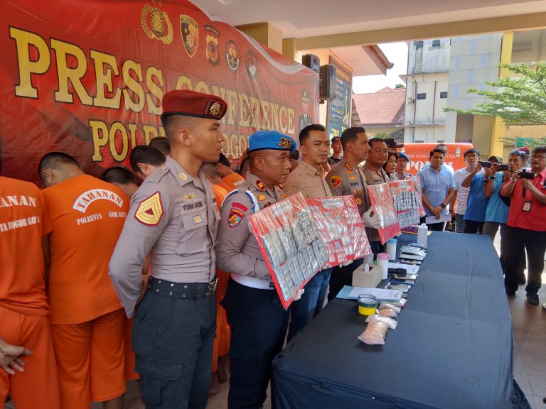 Peracik Tembakau sintetis dan Residivis Narkotika di Tangkap Polresta Bogor Kota