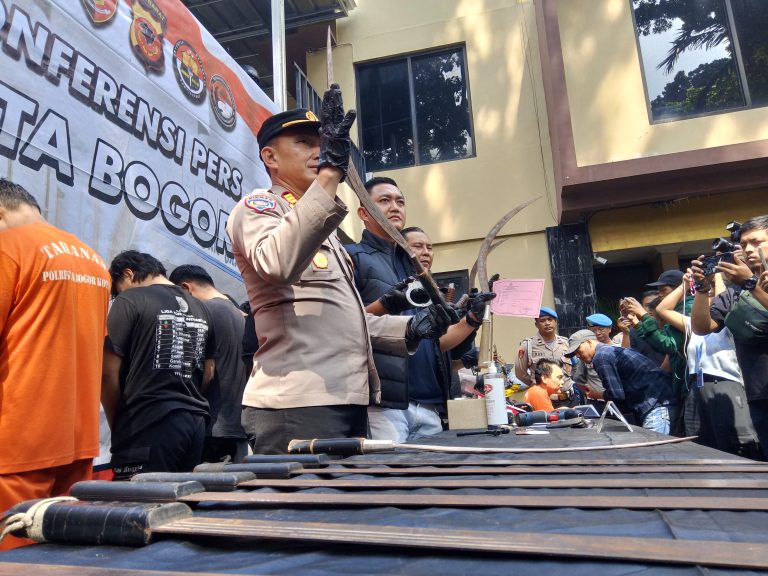 Pelaku Pencurian dan Tawuran di Bogor Timur Diringkus Polisi