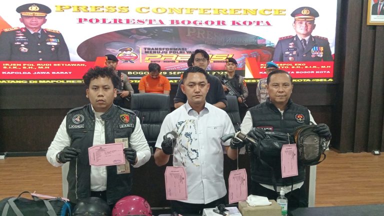 Polresta Bogor Kota Tangkap Dua Pelaku Curas Bermodus Polisi Gadungan