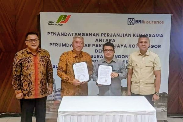 PPJ Gandeng BRI Insurance Lindungi Pedagang Pasar Lewat Asuransi Mikro