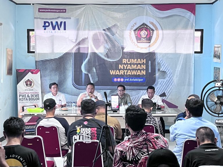 Ngopi Bareng PWI, Rino Indira Paparkan Rencana Strategis Perumda Tirta Pakuan ke Depan