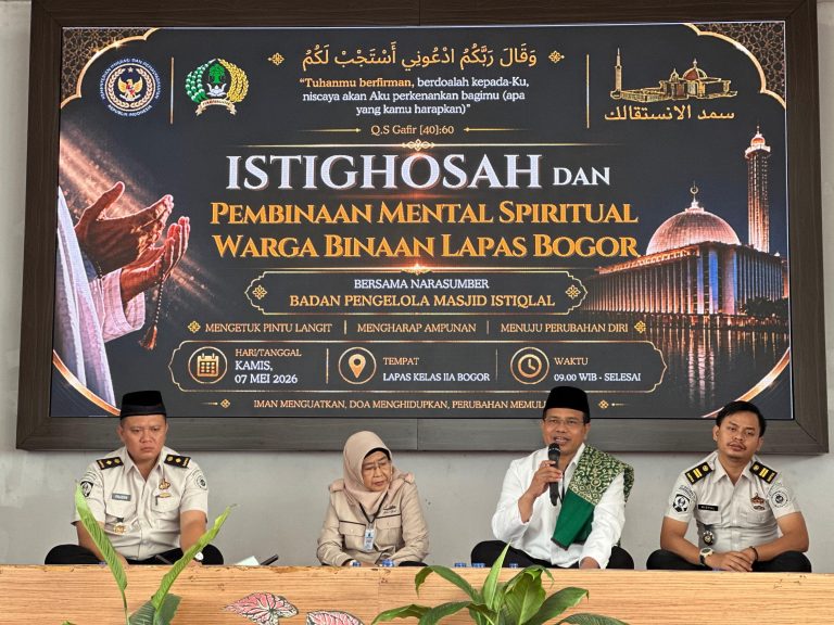 BPMI Istiqlal Gelar Istighosah dan Pembinaan Spiritual Warga Binaan Lapas Bogor