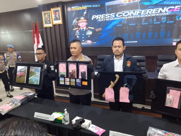 Polresta Bogor Kota Ungkap Kasus Pembunuhan Berencana di Jalan Tol Bogor