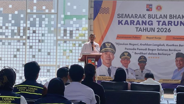 Awali Bulan Bhakti 2026, Karang Taruna Kota Bogor Tanam 500 Pohon di Bogor Selatan